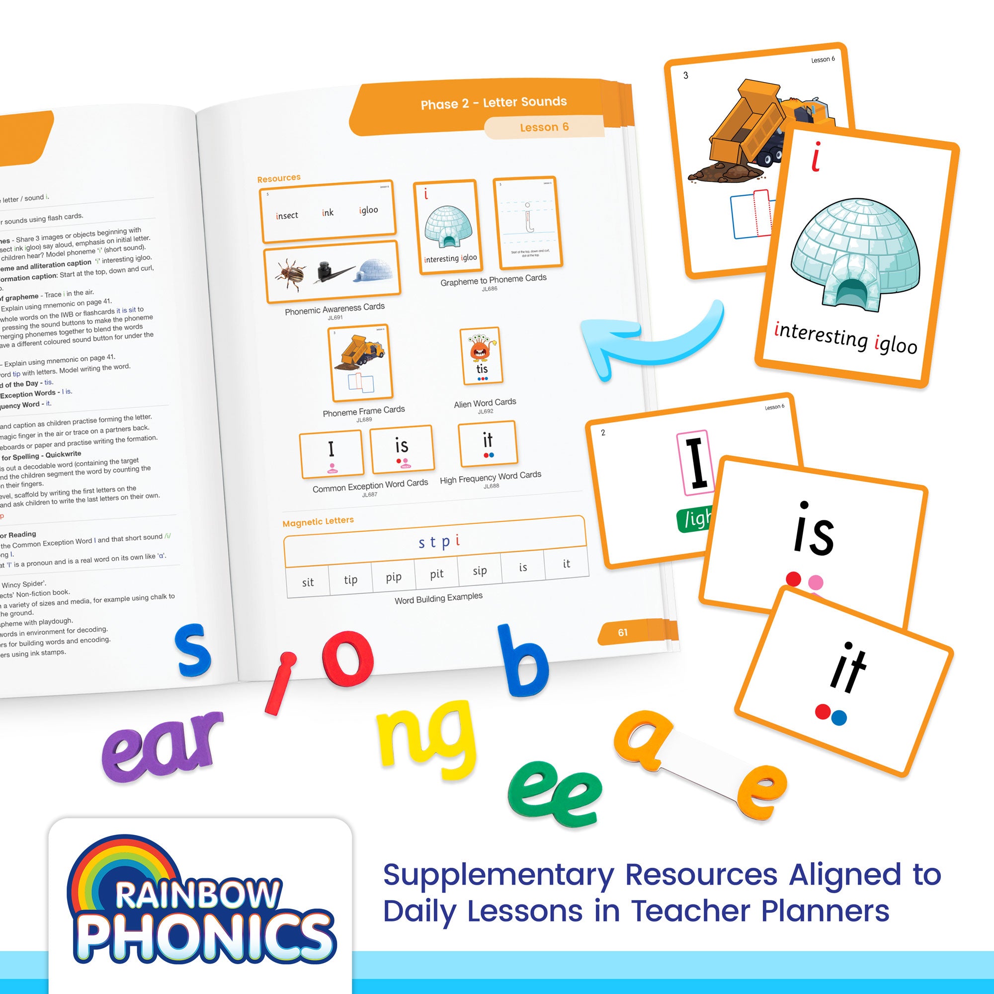 Rainbow Phonics Kits Reception