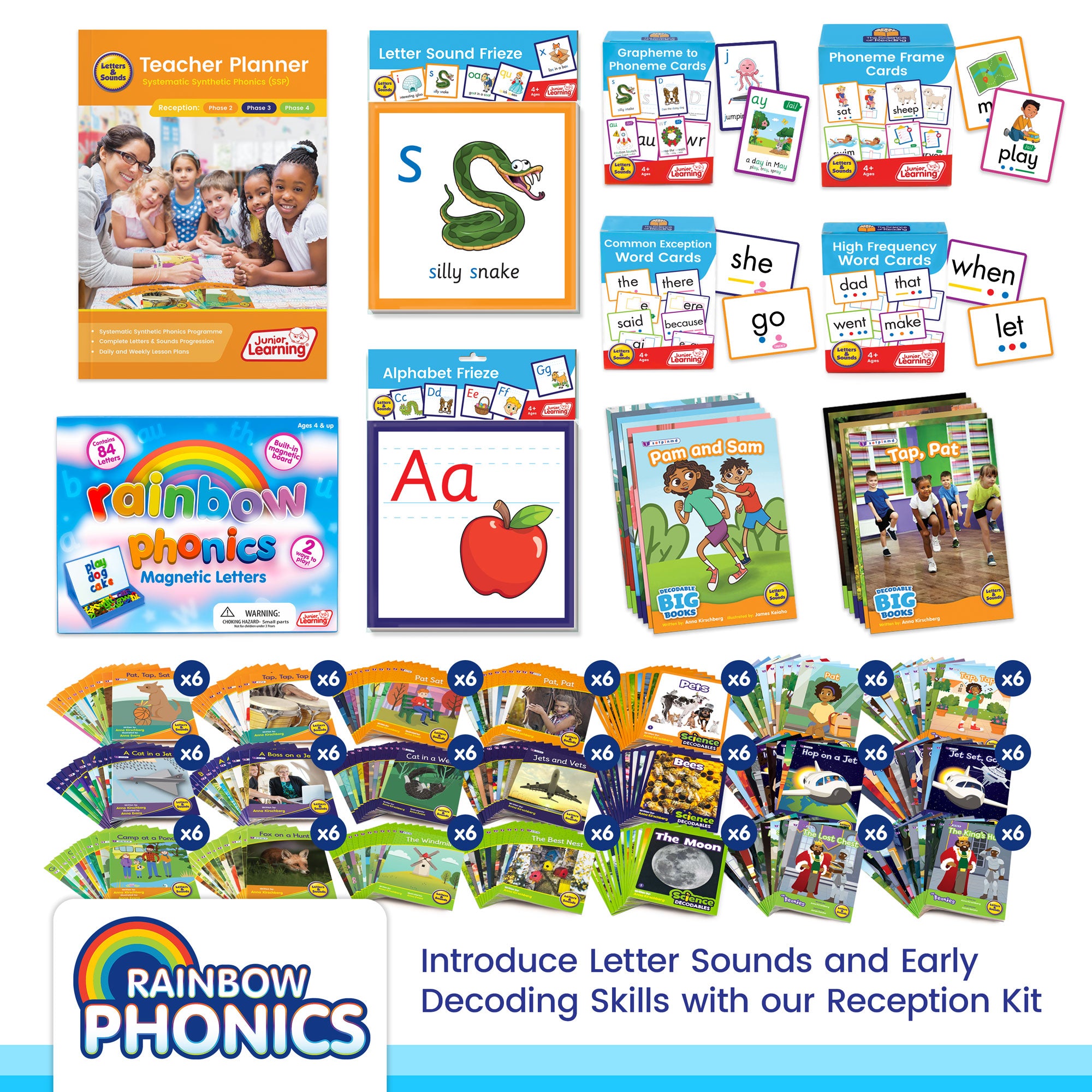 Rainbow Phonics Kits Reception