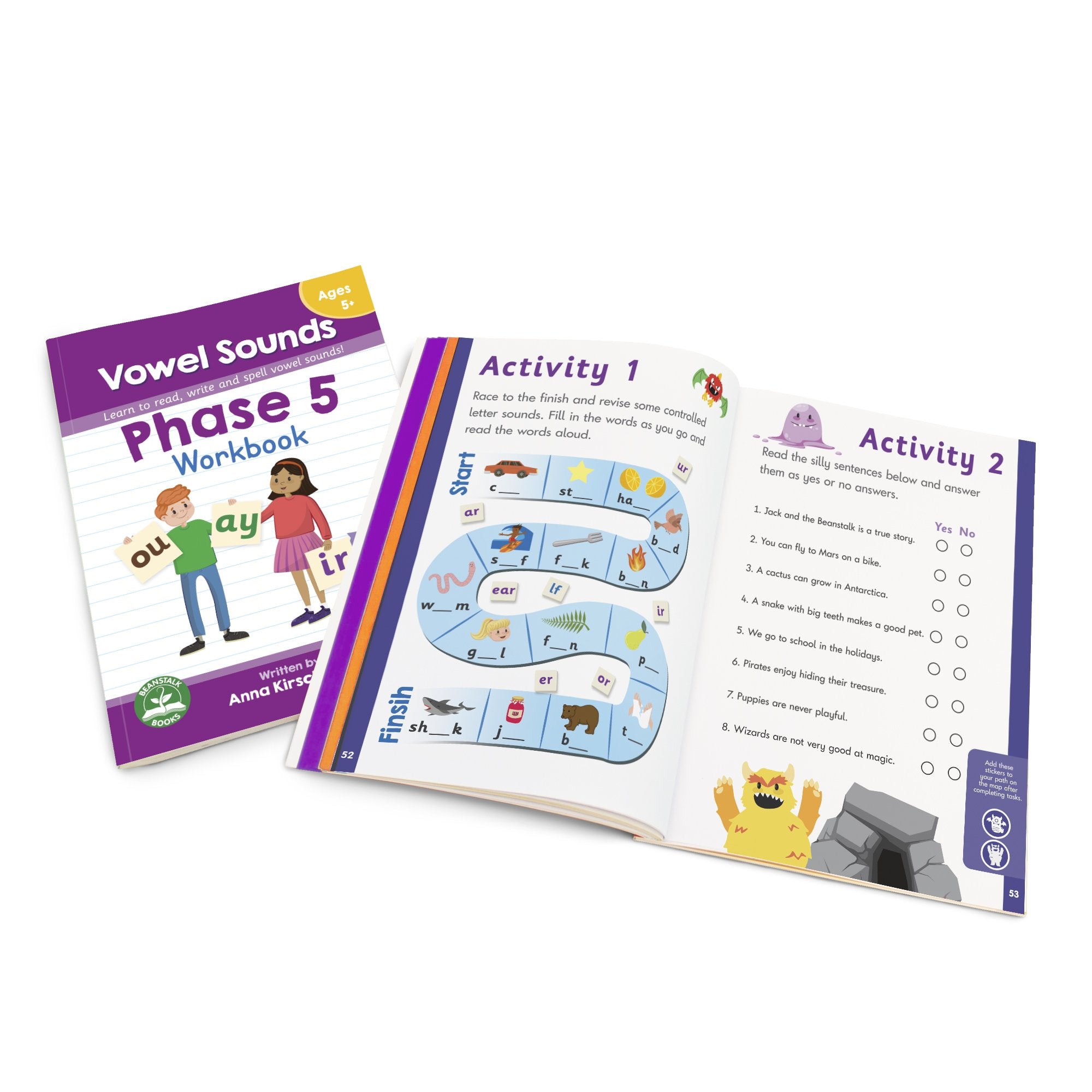 Phase 5 Vowel Sounds Workbook - 12 Pack