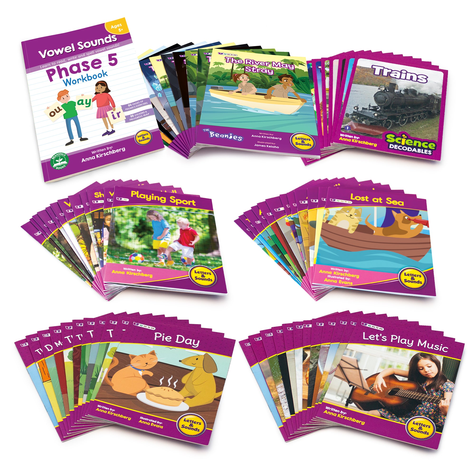 Letters & Sounds Phase 5 Vowel Sounds Single Kit